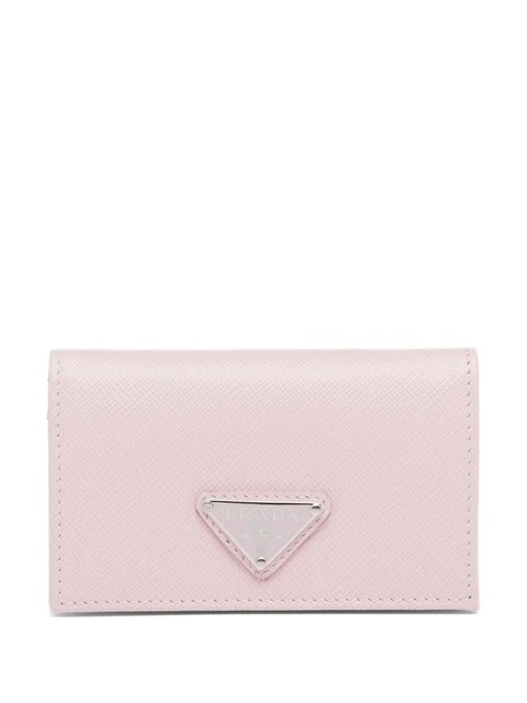 Prada triangle-logo cardholder - Pink - zdjęcie produktu nr 1