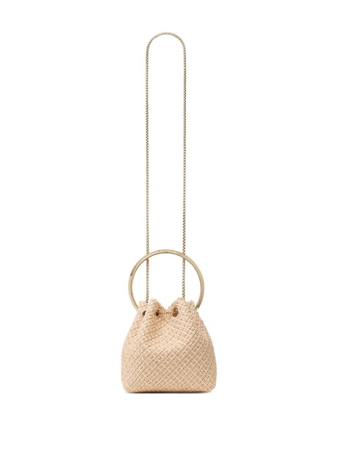 Jimmy Choo Bon Bon interwoven bucket bag - Neutrals - zdjęcie produktu nr 2