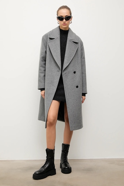 Answear.LAB workery skórzane kolor czarny na platformie - zdjęcie produktu nr 2