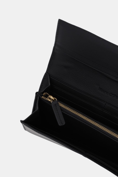 Marc O'Polo portfel skórzany damski kolor czarny 5000009102 - zdjęcie produktu nr 2