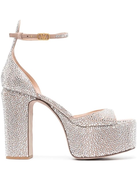 Valentino Garavani 155mm Tan-Go platform sandals - Neutrals - zdjęcie produktu nr 1