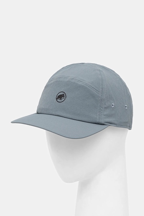 Mammut czapka z daszkiem kolor szary gładka 1191-01671 - zdjęcie produktu nr 2