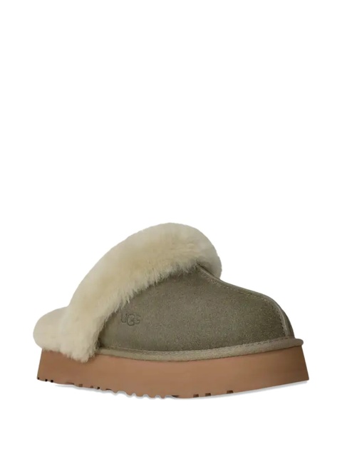 UGG sheepskin platform slippers - Green - zdjęcie produktu nr 2