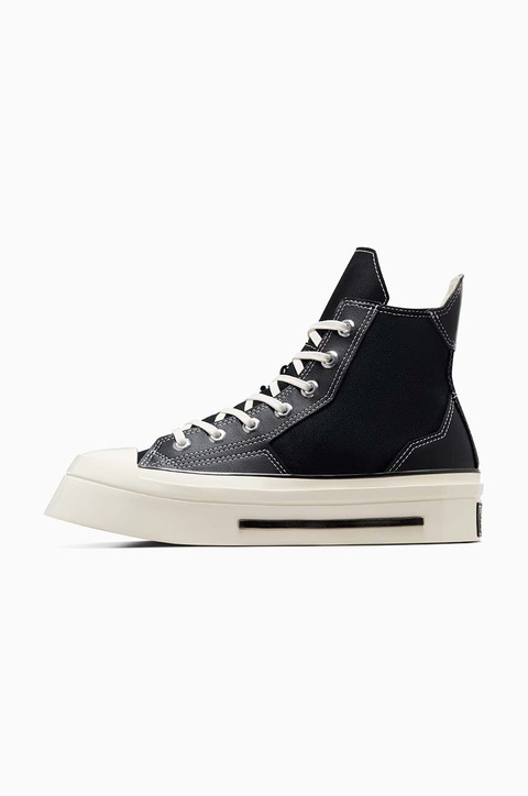Converse trampki Chuck 70 De Luxe Squared HI kolor czarny A06435C - zdjęcie produktu nr 2