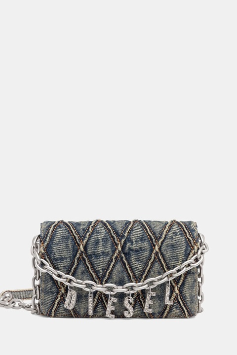 Diesel portfel CHARM-D CHARM-D damski kolor niebieski X10281.P5570 - zdjęcie produktu nr 1