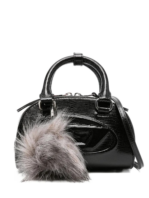 Diesel Dome logo-embossed satchel - Black - zdjęcie produktu nr 1