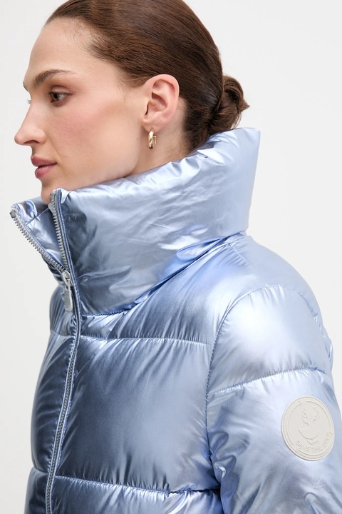 Save The Duck kurtka GERDA kolor niebieski zimowa D42381W.ICED21 - zdjęcie produktu nr 2