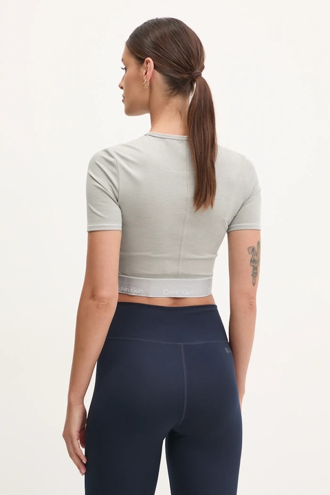 Calvin Klein Performance t-shirt treningowy kolor szary LVGWS5K144 - zdjęcie produktu nr 2