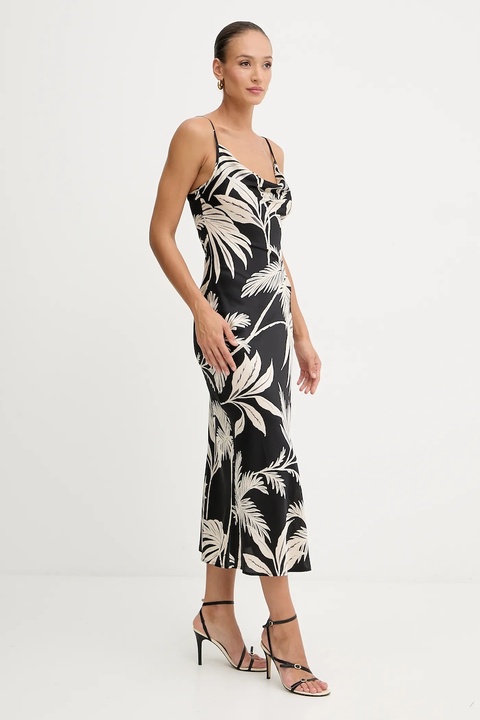 Guess sukienka NEW AKILINA kolor czarny maxi dopasowana W5GK85 WH9C2 - zdjęcie produktu nr 2