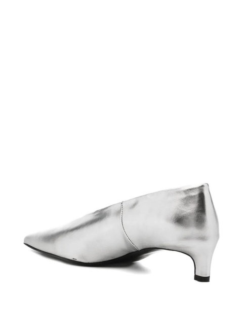 Jil Sander 40mm leather pumps - Grey - zdjęcie produktu nr 2