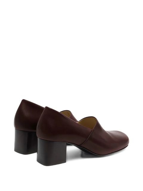 LEMAIRE 55mm Anatomic block-heel pumps - Brown - zdjęcie produktu nr 2