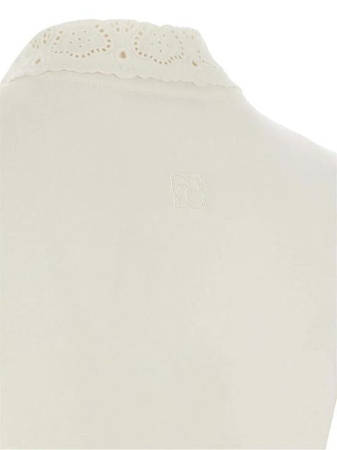 Magda Butrym collar-embroidered bodysuit - Neutrals - zdjęcie produktu nr 2