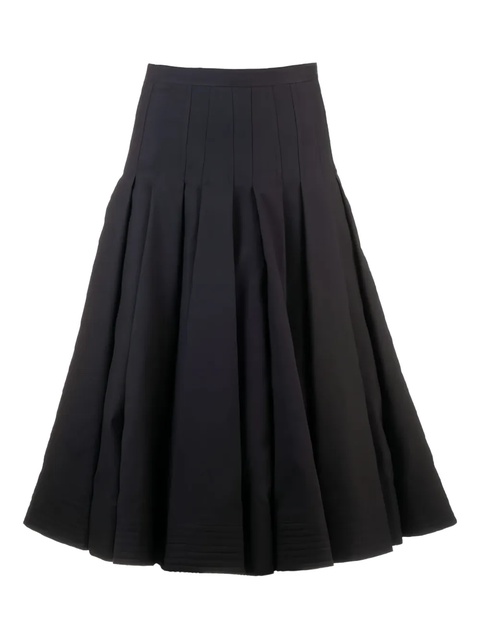 Valentino Garavani pleated panelled skirt - Black - zdjęcie produktu nr 2