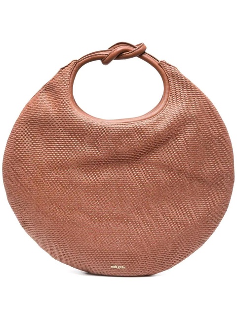 Cult Gaia Adina raffia shoulder bag - Brown - zdjęcie produktu nr 1