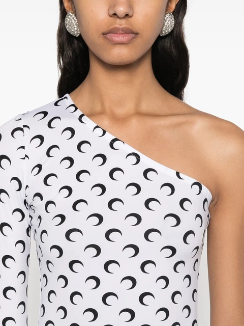 Marine Serre Crescent Moon asymmetric top - White - zdjęcie produktu nr 2