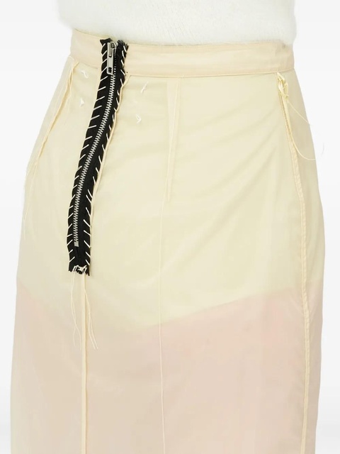 Maison Margiela Inside Out pencil skirt - Neutrals - zdjęcie produktu nr 2