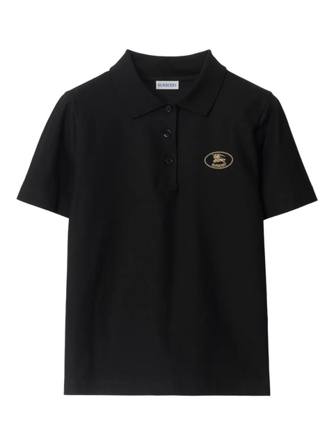 Burberry cotton polo shirt - Black - zdjęcie produktu nr 1