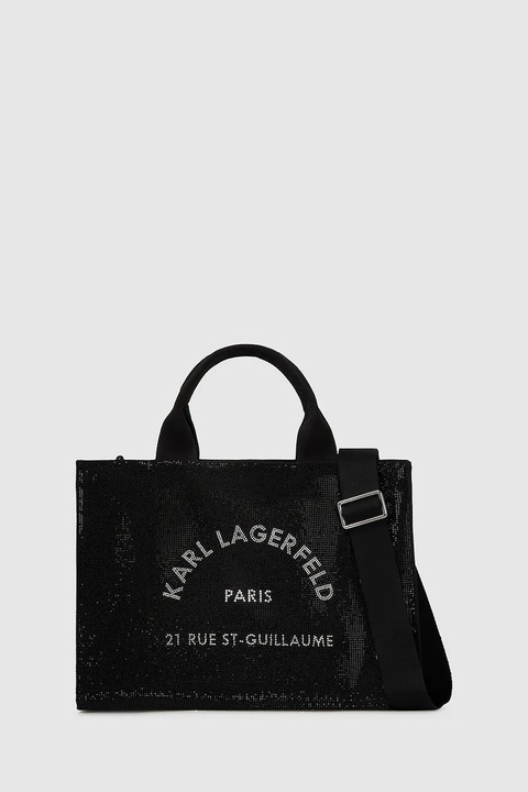 Karl Lagerfeld torebka kolor czarny A4W50011 - zdjęcie produktu nr 1