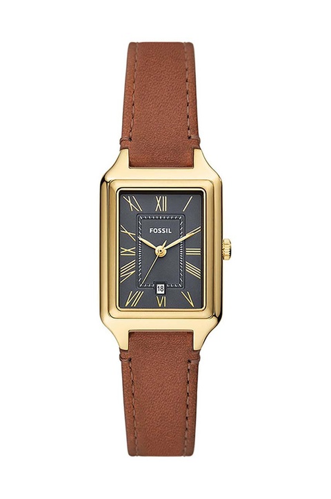 Fossil zegarek damski kolor brązowy - zdjęcie produktu nr 1