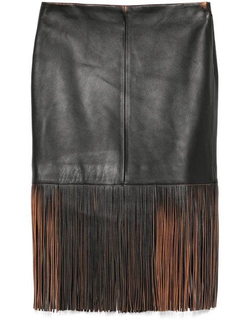 Blumarine leather skirt - Black - zdjęcie produktu nr 1