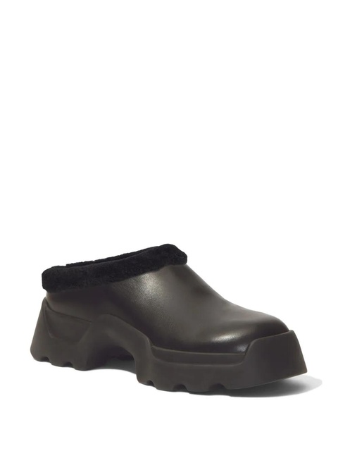 Proenza Schouler Stomp shearling leather mules - Black - zdjęcie produktu nr 2