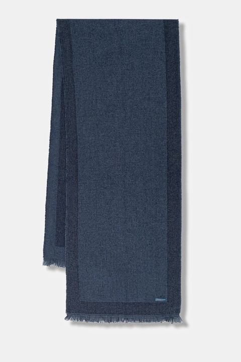 United Colors of Benetton szalik damski kolor granatowy wzorzysty 67M5DU01U - zdjęcie produktu nr 1