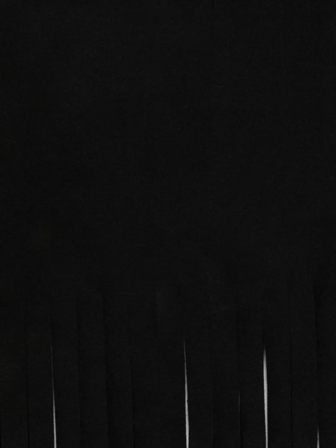 Sportmax fringed scarf - Black - zdjęcie produktu nr 2