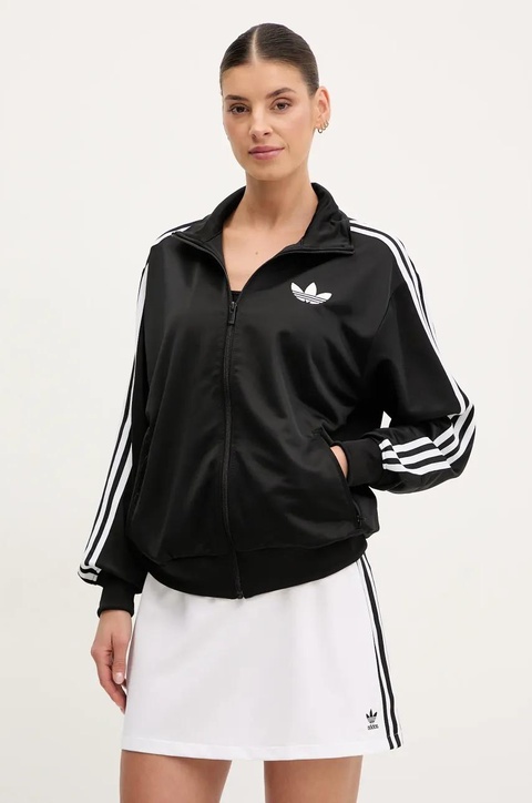 adidas Originals bluza Firebird damska kolor czarny z aplikacją JC8251 - zdjęcie produktu nr 1