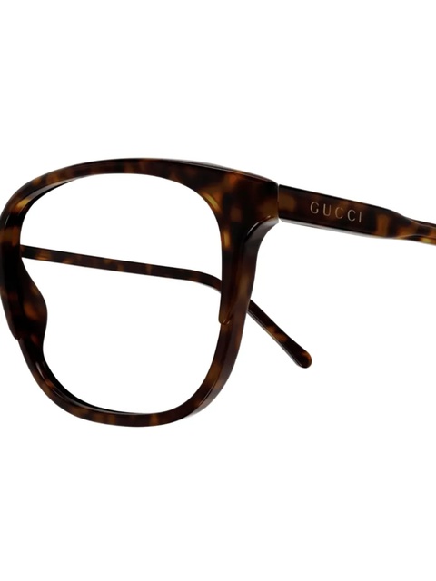 Gucci Eyewear GG1213O tortoiseshell square glasses - Brown - zdjęcie produktu nr 2