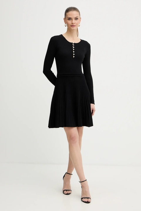 Morgan sukienka kolor czarny mini rozkloszowana RMCOSI - zdjęcie produktu nr 2