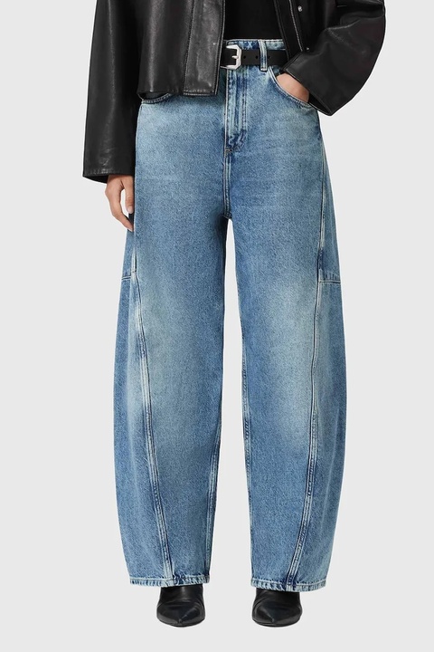 AllSaints jeansy CARTER damskie medium waist W006ED - zdjęcie produktu nr 1