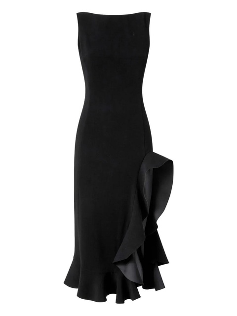 PINKO off-shoulder midi dress - Black - zdjęcie produktu nr 1