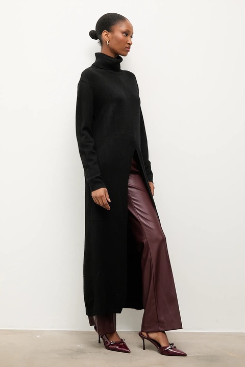 Answear.LAB sweter damski kolor czarny z golfem - zdjęcie produktu nr 1