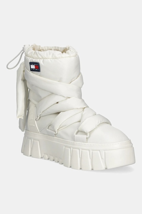 Tommy Jeans śniegowce TJW CHUNKY SNOW BOOT NYLON kolor beżowy EN0EN02842 - zdjęcie produktu nr 1