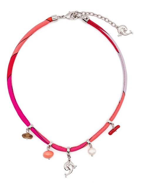 PUCCI charms-embellished necklace - Silver - zdjęcie produktu nr 1