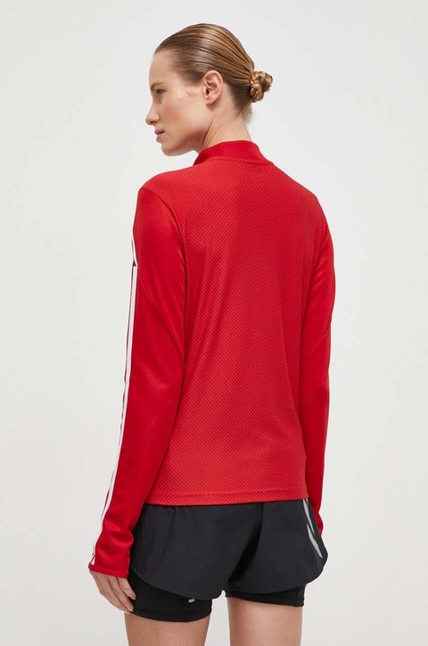 adidas Performance bluzka damska kolor czerwony z aplikacją HS3482 - zdjęcie produktu nr 2