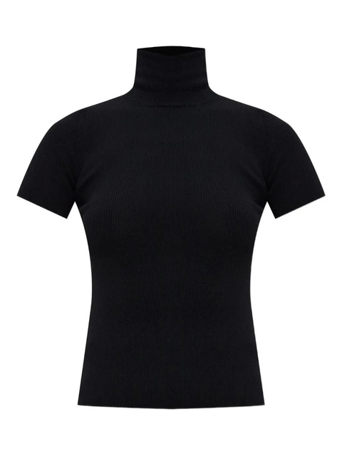 Max Mara ribbed turtleneck top - Black - zdjęcie produktu nr 1