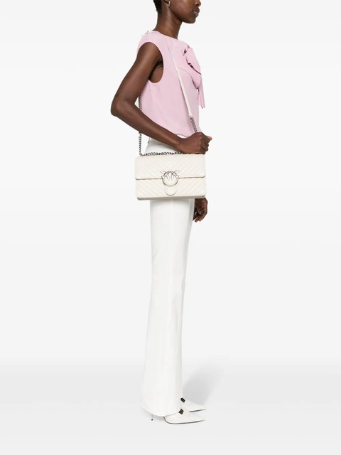 PINKO Classic Love One shoulder bag - White - zdjęcie produktu nr 2