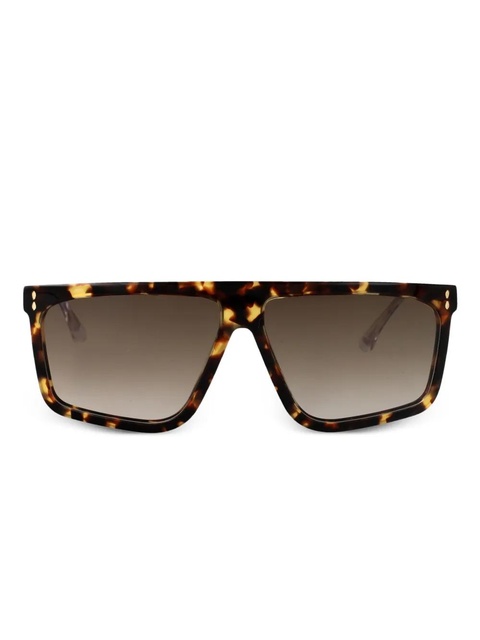 Isabel Marant Eyewear square-frame sunglasses - Brown - zdjęcie produktu nr 1