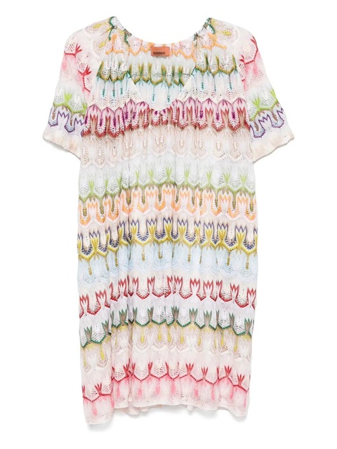 Missoni crochet-knit mini dress - White - zdjęcie produktu nr 1