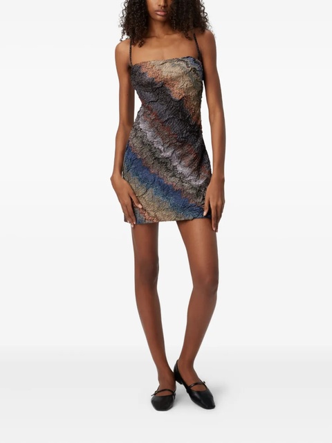 Missoni spaghetti-strap mini dress - Black - zdjęcie produktu nr 2