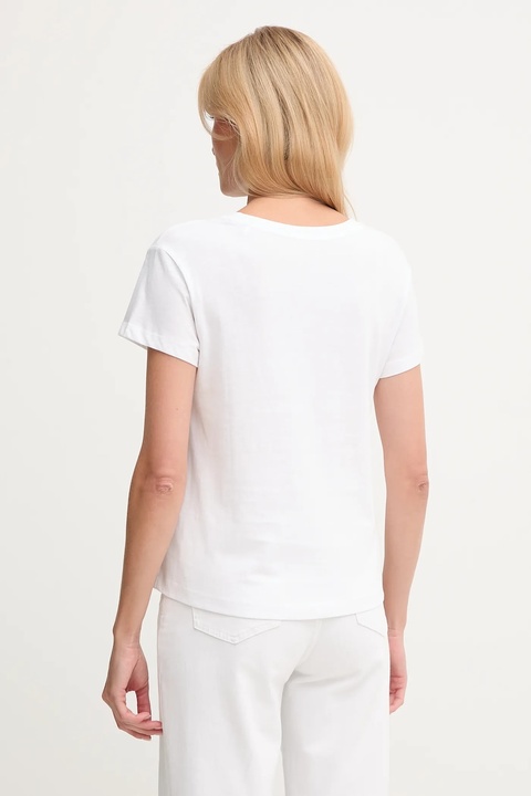 Pepe Jeans t-shirt bawełniany damski kolor biały PL5000027 - zdjęcie produktu nr 2