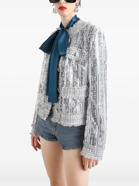 Dolce & Gabbana sequinned jacket - Silver - zdjęcie produktu nr 2