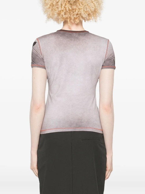 Diesel logo-print t-shirt - Brown - zdjęcie produktu nr 2