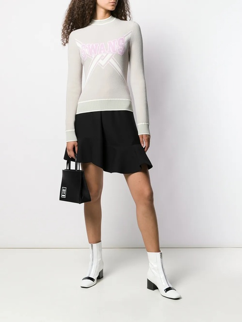 Off-White Swans knitted sweater - Neutrals - zdjęcie produktu nr 1