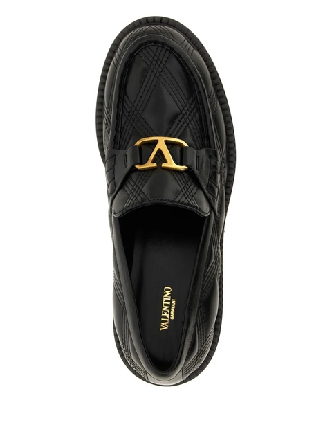 Valentino Garavani VLogo Signature quilted loafers - Black - zdjęcie produktu nr 2