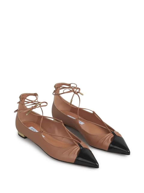 Aquazzura Gytane ballerina shoes - Neutrals - zdjęcie produktu nr 2