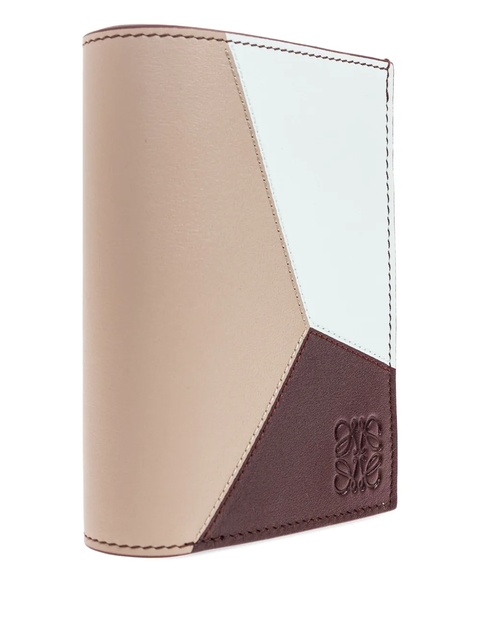 LOEWE Puzzle leather wallet - Brown - zdjęcie produktu nr 1