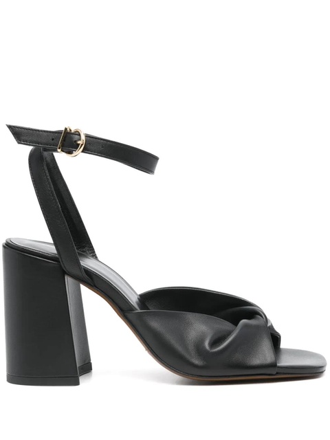 Maje 80mm leather sandals - Black - zdjęcie produktu nr 1