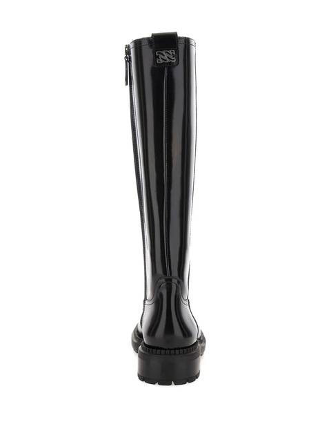 Casadei zip-up leather boots - Black - zdjęcie produktu nr 1